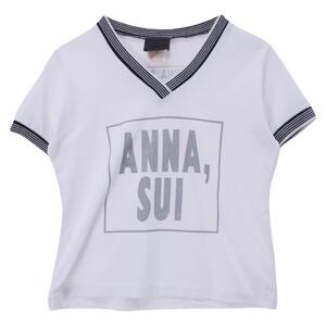 Anna Sui,안나 수이,코튼,,반팔 티,가슴단면 43cm