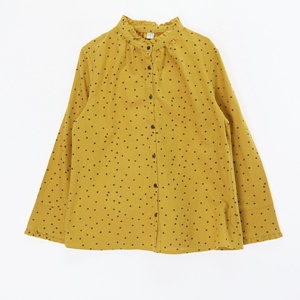 [Golden Bear]골든 베어 도톰 코튼 혼방 도트 셔츠(가슴단면 49cm)