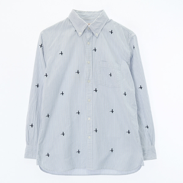 [Brooks Brothers]맨 브룩스 브라더스 코튼 패턴 셔츠(가슴단면 52cm)