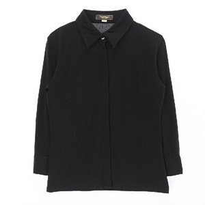 [Paul Stuart]폴 스튜어트 코튼 혼방 블랙 스판 셔츠(가슴단면 42cm)