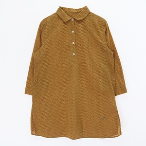 [CROCODILE]크로커다일 코튼 패턴 7부 소매 셔츠(가슴단면 51cm)